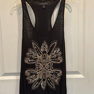 ROCK & REPUBLIC Blank Tank Top, Size Large